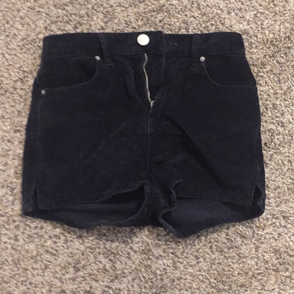 BDG Urban Outfitter Black corduroy shorts